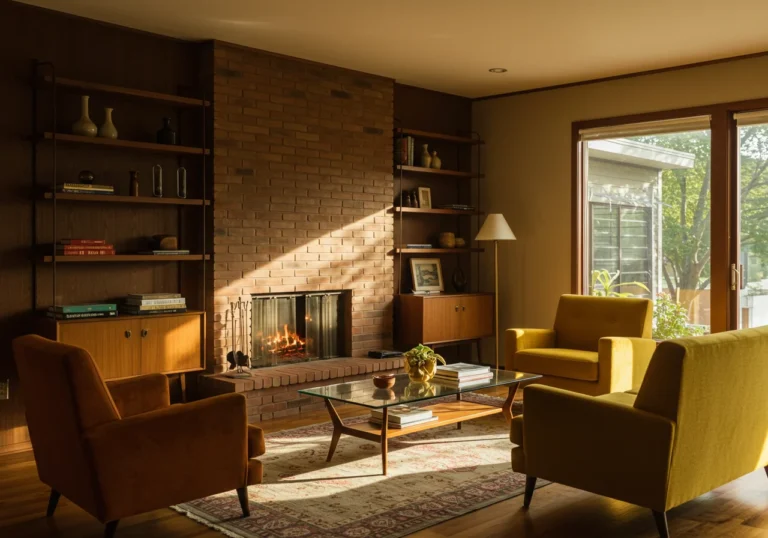 A collection of 10 living room fireplace ideas showcasing various styles, from modern minimalist designs to rustic and traditional options, each adding warmth and charm to the space.
